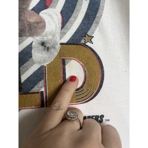 Vintage Clyde Drexler 90s 1992 USA Olympic USA Basketball Dream Team T-Shirt XL - Picture 7 of 14